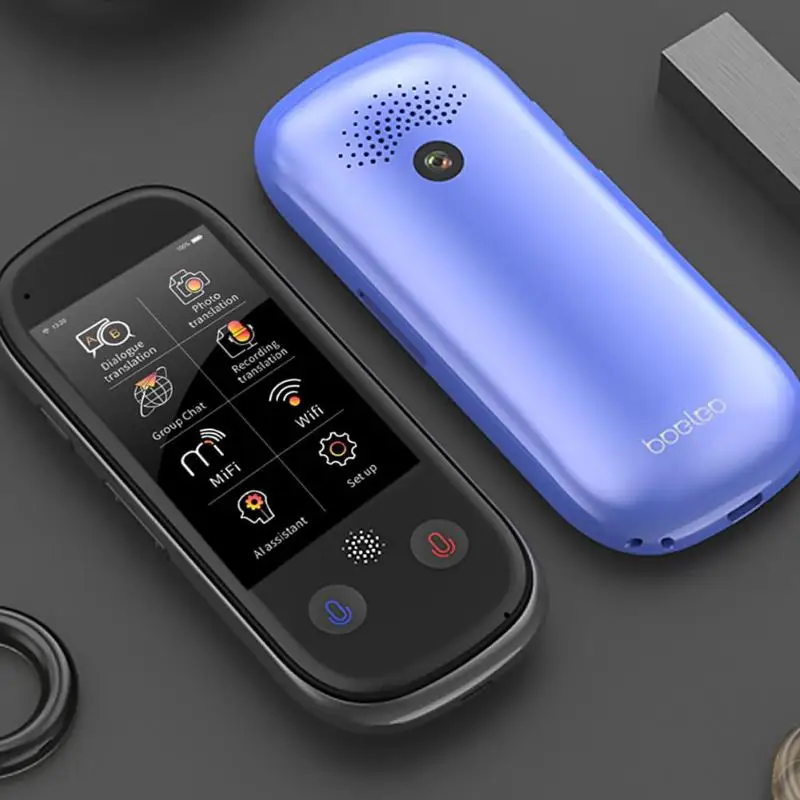 Boeleo W1 Pro 3 inch LCD/IPS 4G WiFi 1+8G 77 Languages Quad-Core Smart Translator Photo Translation Business Travel Assist Tools