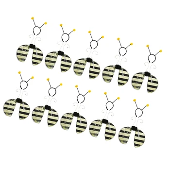 

Pack of 10 Sets Girl Kids Funny Insect Bumble Bee Fairy Wings Antenna Headband Fancy Dress Cosplay Gift
