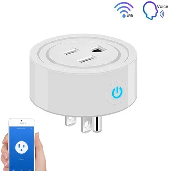 

Smart WiFi Socket Adapter EU Standard Plug Home Power Monitor Socket Timer Work With Apple IOS Homekit App