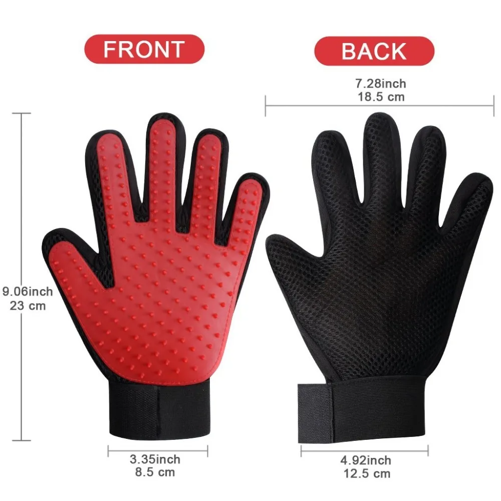 Deshedding Brush Cat Grooming Glove Touch Pet Dog Back Massage Gentle Efficient Fur Washing Bathing Comb Pet Cleaning Brush Deshedding Brush Cat Grooming Glove Touch Pet Dog Back Massage Gentle Efficient Fur Washing Bathing Comb Pet Cleaning Brush