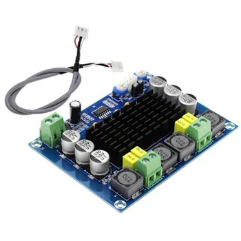 

2 X 120W Easy Install Sound Audio Lightweight Electronic Amplifier Board Accessories Module Two Channel Part High Power Digital