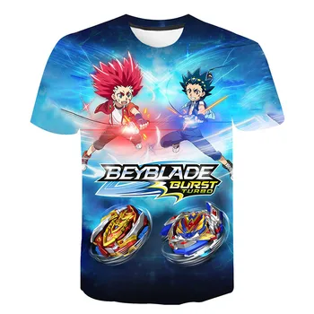 

3D Beyblade Burst Printed T-shirts Men Women Children Summer Short Sleeve T shirts 2020 Casual Cool Streetwear Kids Tops Tees