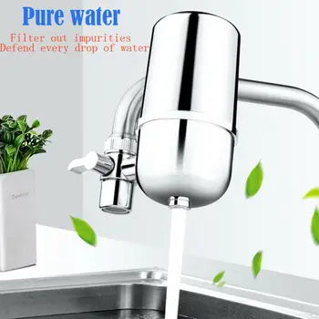 

Home Faucet Water Filter Kitchen Sink Bathroom Filtration Tap Purifier Absorb