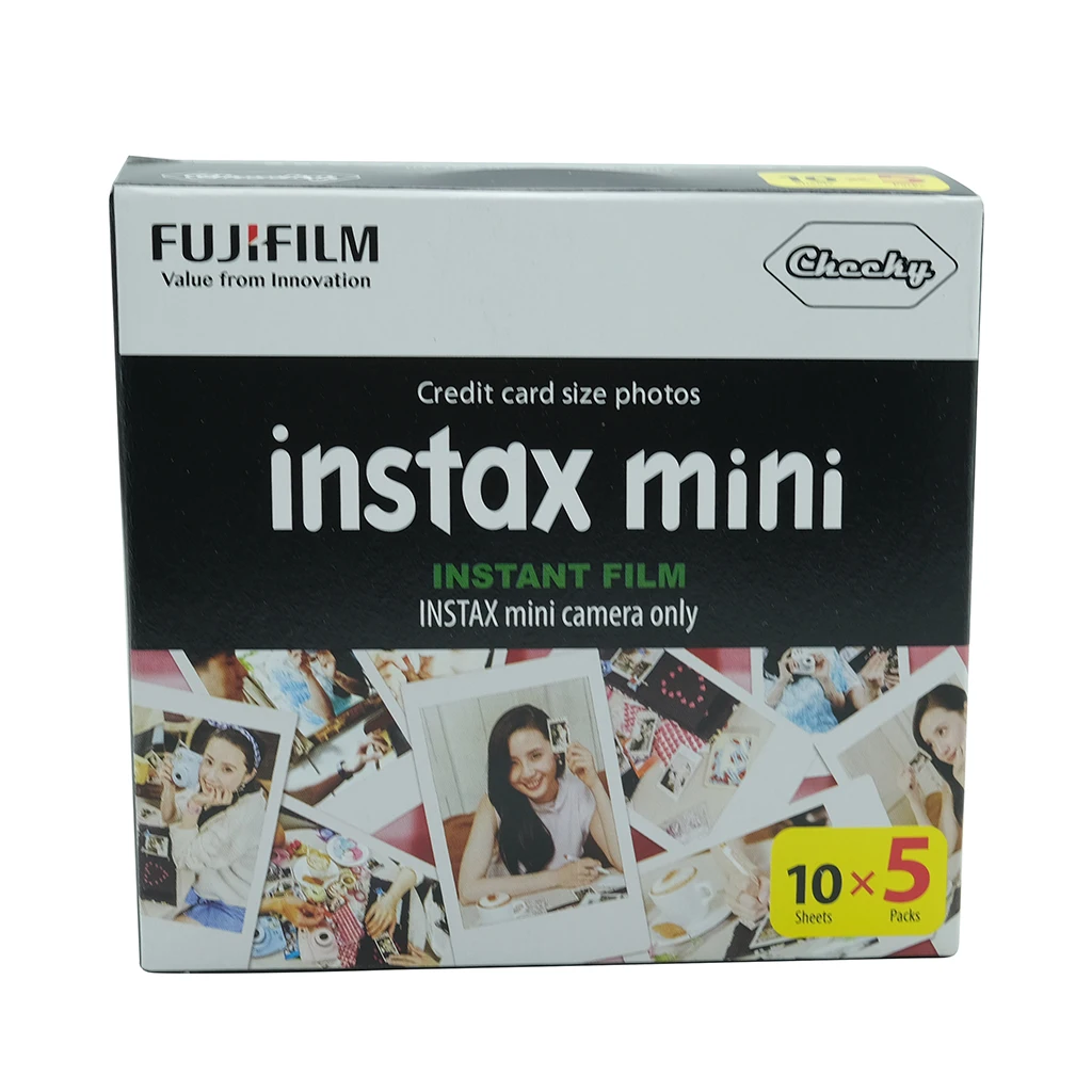 Мини пленка белая 50 листов для мгновенной фотокамеры Fuji Instax фотопленка бумага