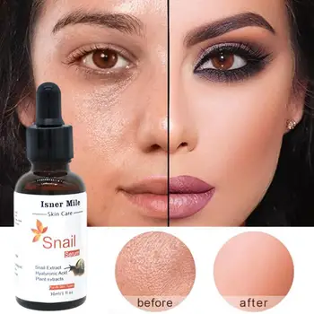 

30ml Whitening Snail Serum Essence Anti-acne Rejuvenated Acid Liquid For Women Snail Moisturizing Care Beauty Skin Hyaluron I2N1