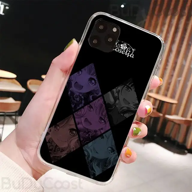 Cuci Anime Bang Dream Roselia Bling Cute Phone Case For Iphone 5c 5 6 6s Plus 7 8 Se 7 8 Plus X Xr Xs Max 11 Pro Max Phone Case Covers Aliexpress