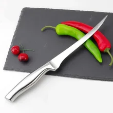 7 дюймов потрошение Статуэтка "рыба" Ножи высокое качество Нержавеющая сталь Кухня Филейный нож в японском стиле обвалочный нож