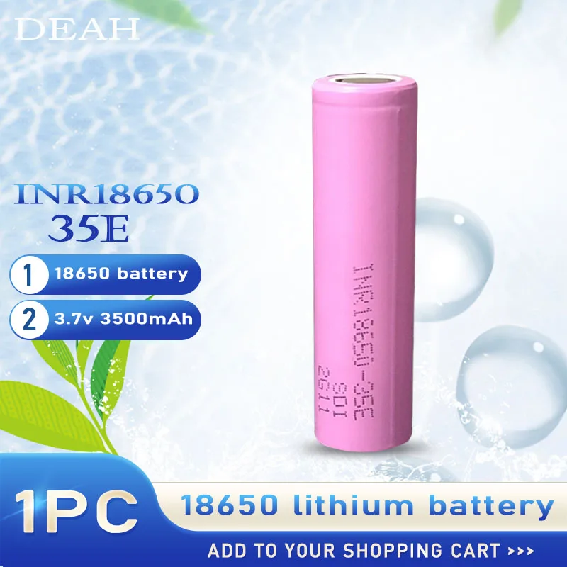 Литиевые аккумуляторы для Samsung 18650 35E 3500 мАч INR1865035E 20 А 1 шт. | Электроника