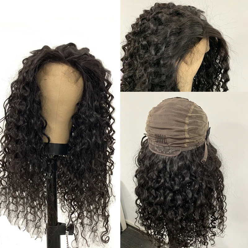 Ali Queen Water Wave Lace Frontal Wig 13x4 13x6 Indina hair Virgin Human Hair Lace Closure Glueless Wig 180% Density