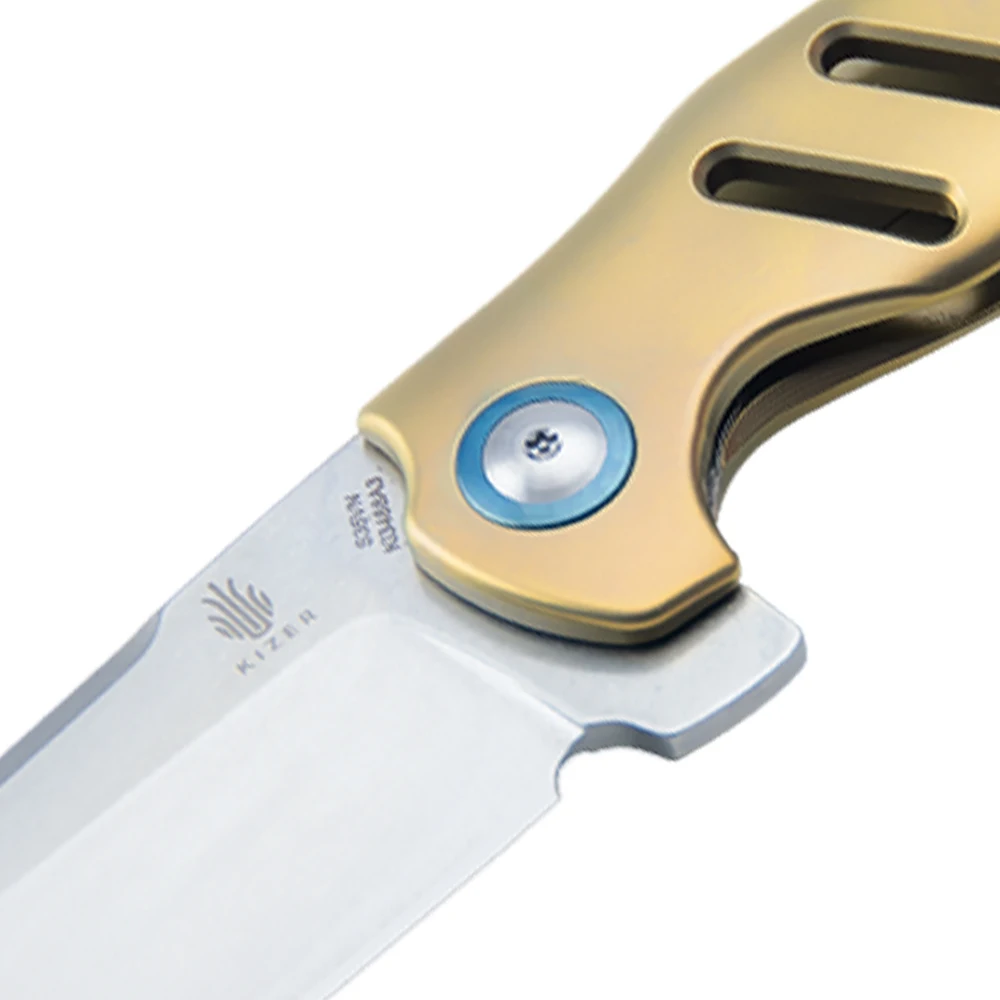 Kizer складной нож титановый нож Мини овчарка KI3488A3 высокое качество EDC ручные инструменты