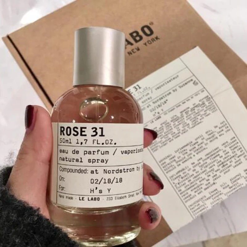 Высокое качество Le Labo Rose серия духов 100 мл Цветочный древесный мускусный аромат с быстрой доставкой - Цвет: ROSE  31