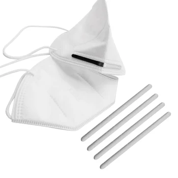 

200pcs Nose Bridge Strips Mask Aluminum Rods Nose Protective Strip Face Mask Accessories for Industry Hospital(Hot Melt Glue)