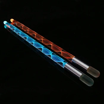 

HOT-1 Pair Drum Sticks Colorful Changing 5A LED Drum Sticks Jazz Drumsticks for Stage Party Performance Props