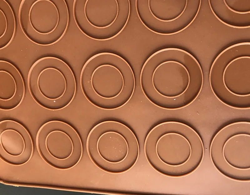 30 отверстий силиконовый коврик кухня блинница Макарон лист для торта кухня DIY форма выпечки духовка Кондитерская Посуда коврик