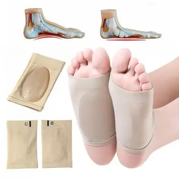 

1 Pair Arch Support Foot Pain Arch Support Brace Plantar Fasciitis Strap Flat Feet Wrap Insert Sock Flat Foot Arch Support