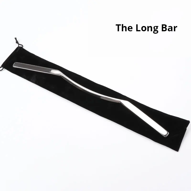 Long Bar Type IASTM инструменты, 304, медицинский Массажер для мышц, расслабляющая ткань для тела, терапия, массаж скребком гуаша, доска, массажер, инструмент, забота о здоровье - Цвет: Long Bar Type