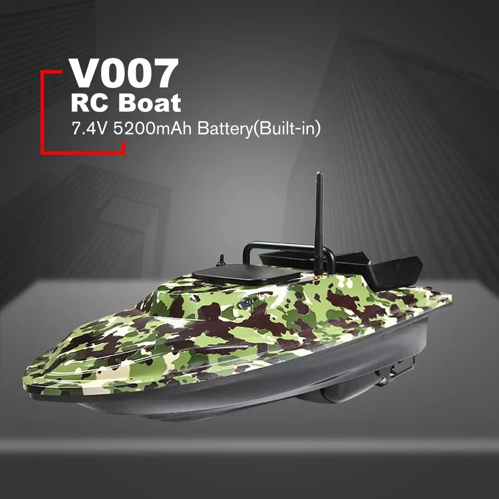 Flytec V007 Рыбацкая подложка фиксированная скорость круиз Yaw коррекция корабль сильный ветер сопротивление светодиодный RC фара-прожектор для лодки на открытом воздухе