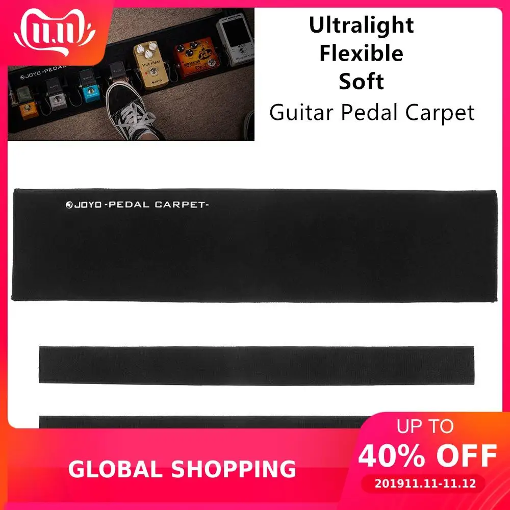 65 X 15cm 470g Ultralight Flexible Soft Guitar Pedal Board Carpet Setup