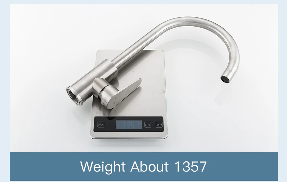 Frap Modern Kitchen Faucet Stainless Steel Single Handle Mixer Sink Tap Kitchen Hot and Cold Water Grifos Fregadero Cocina F4048