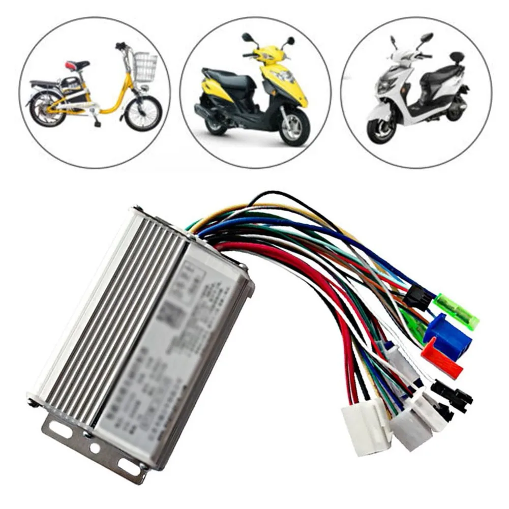 Ebike Controller 36V/48V Brushless DC Motor 105*70*35mm 600-800W For E-Scooter EBike Accessories bldc controller | Спорт и