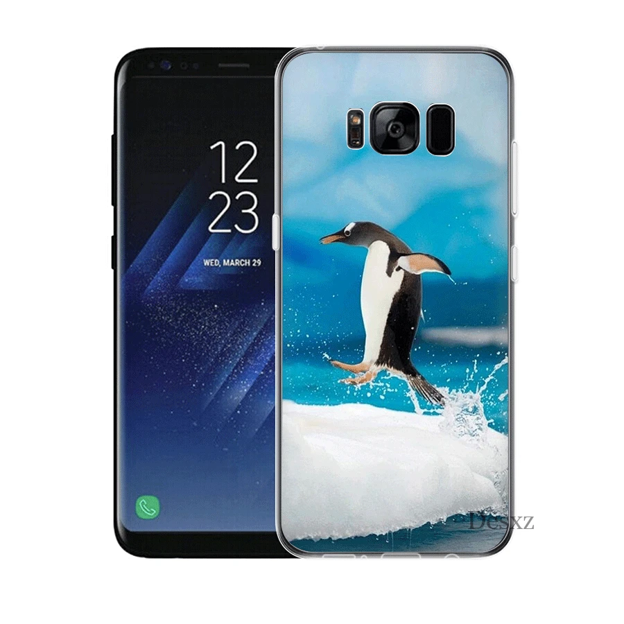 H9 Мобильный чехол для телефона для samsung A3 A5 A6 A7 A8 A9 A10 A20 A30 A40 A50 A60 A70 в твердом переплете с милым пингвином; - Цвет: H9