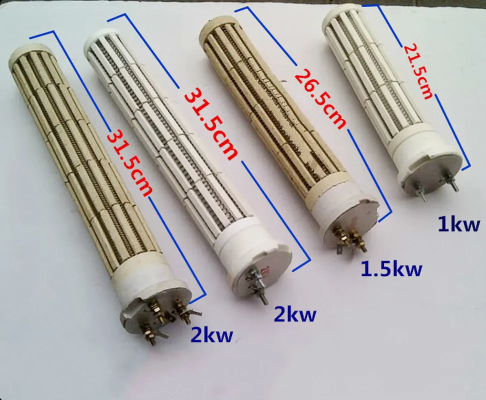 220v heating element ceramic water heater heating element ceramic heater  2kw/1kw/1.5kw ceramic heating tube - AliExpress