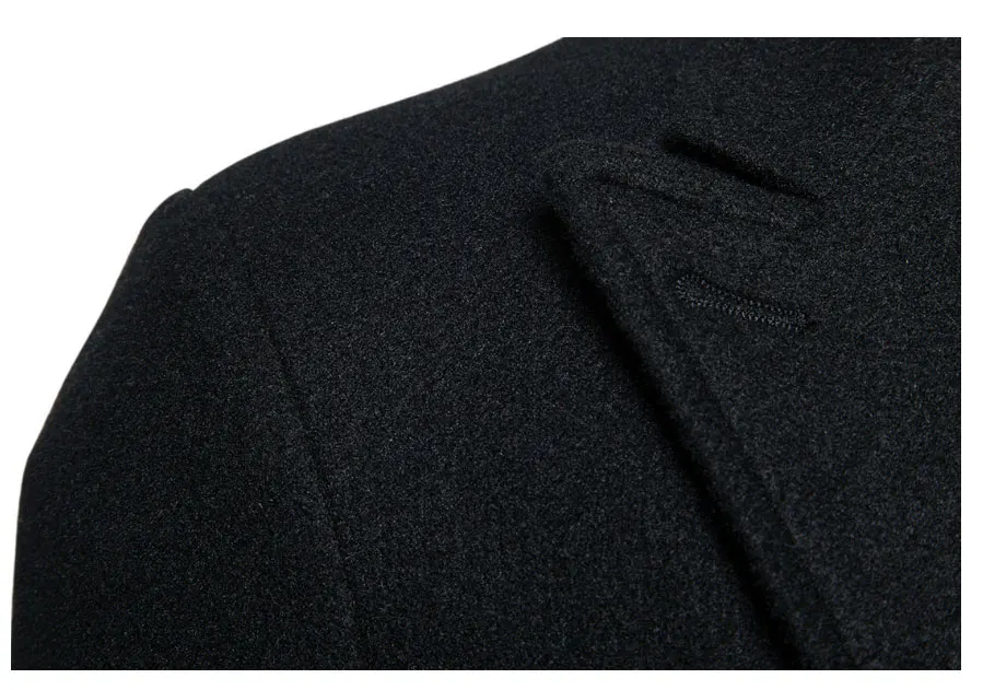 SUKIWML Тренч Homme новая одноцветная мужская длинная Куртка Осенние Длинные куртки и пальто зимнее пальто в британском стиле M-6XL
