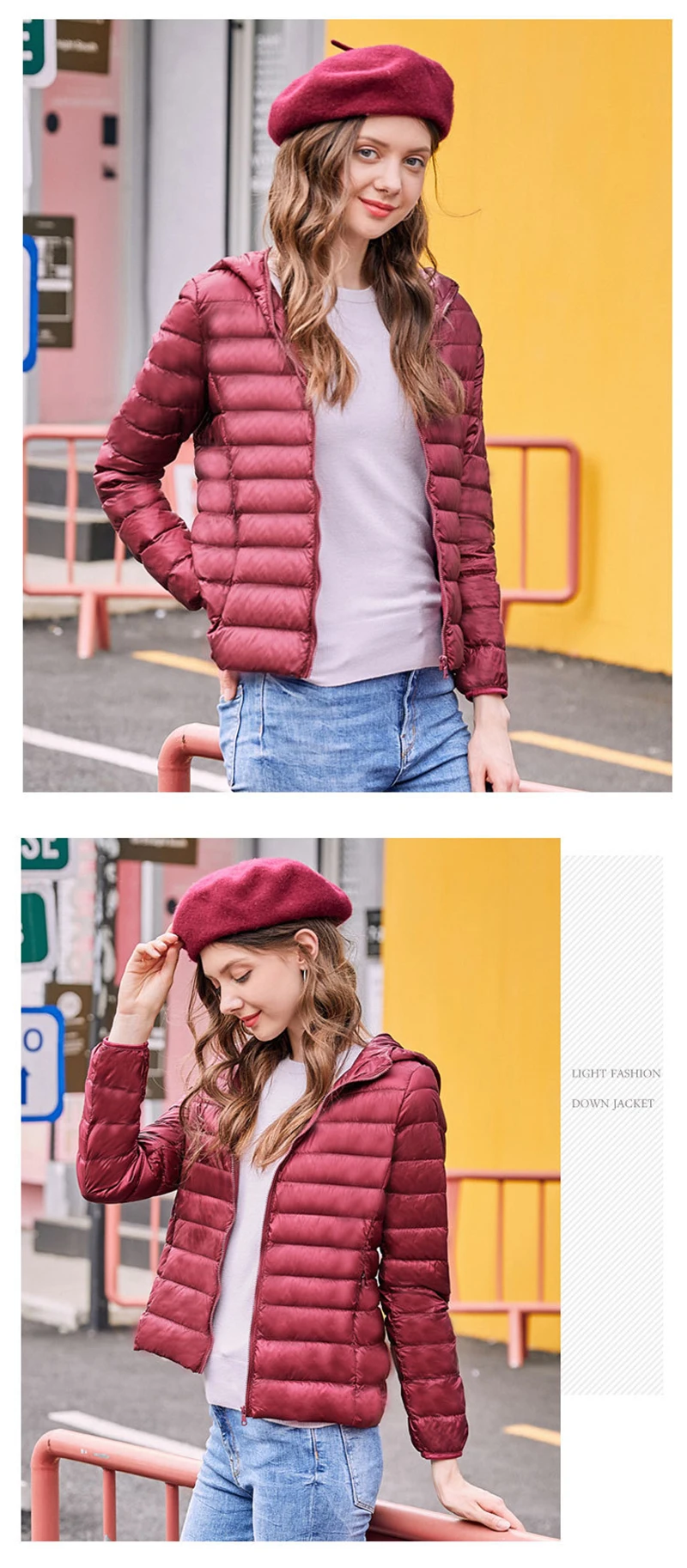 2019 New Hooded Women Jacket Casual Thin Light Ladies Female Jacket Coat Winter Warm with Fur Bomber Jacket Women Clothes (6)