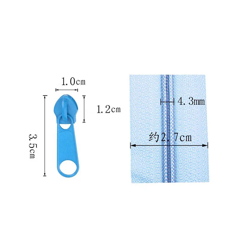 10 шт. 5# металлическая застежка-молния нейлоновая застежка-молния слайдер DIY головка на молнии Потяните сменный комплект для ремонта одежды сумка чемодан