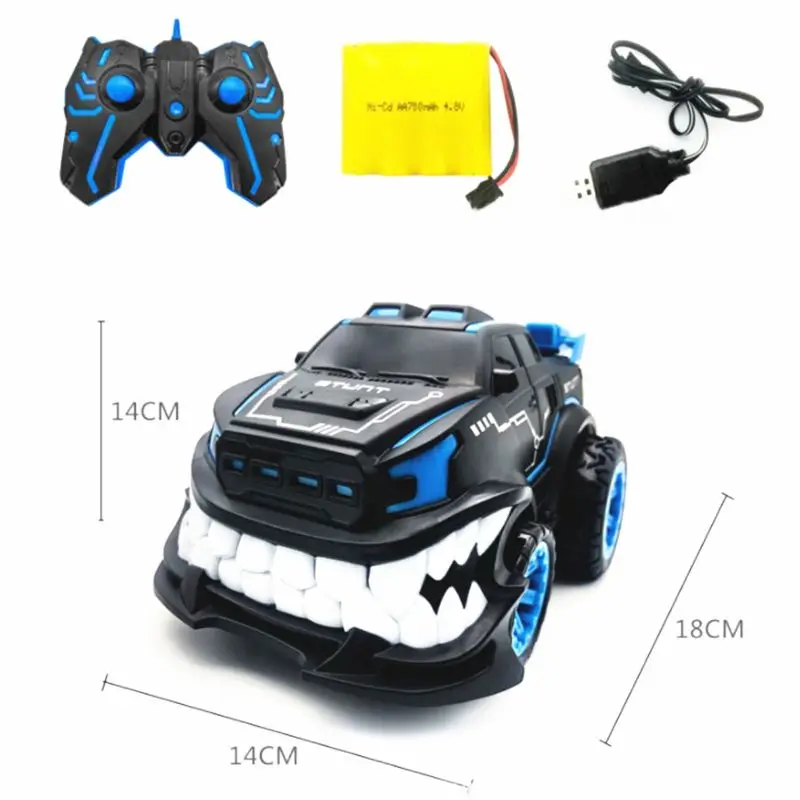 Акула зубы вращающийся дрейф дистанционного управления автомобиль Rc автомобиль высокоскоростной 3D флип