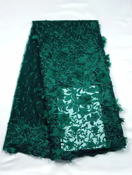 

2020 Latest French Nigerian Laces Fabrics High Quality Tulle African Laces Fabric Wedding African French Tulle Lace