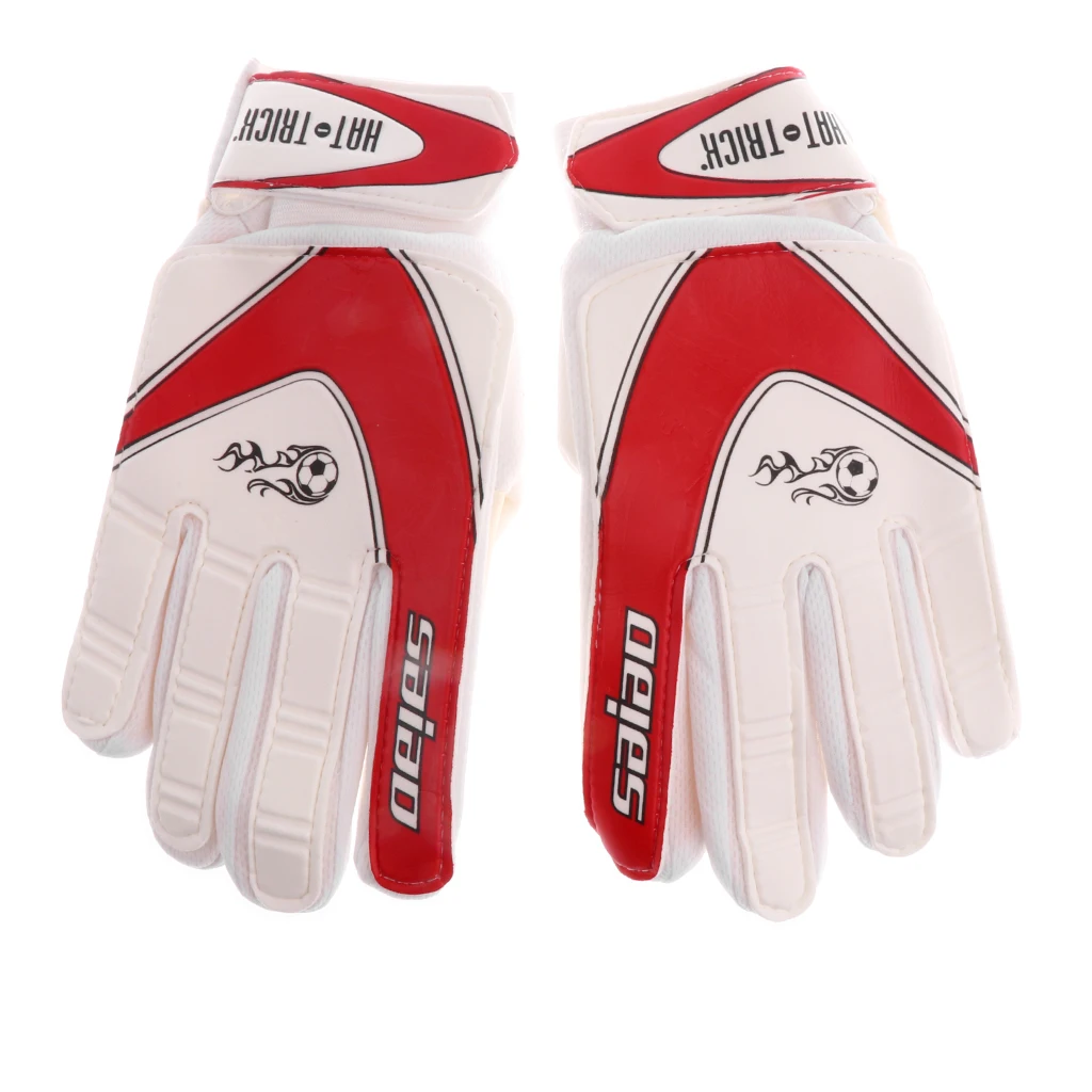 Soccer Goalie Goalkeeper Gloves Pro Football Finger Saver For Junior