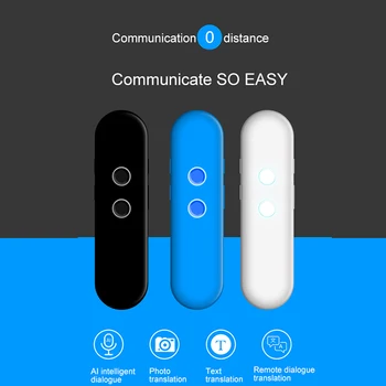 

Portable Bluetooth Voice Translator Smart 42 Languages Voice Translator Real-Time Language Translator Bluetooth Voice Translator