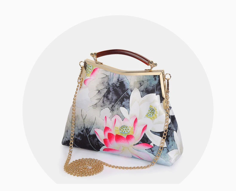 2021 Newest Pure Handmade Bag Fringe Designer Lock Shell Bags Vintage Chain Women Shoulder Crossbody Bag Chic Women's Handbags