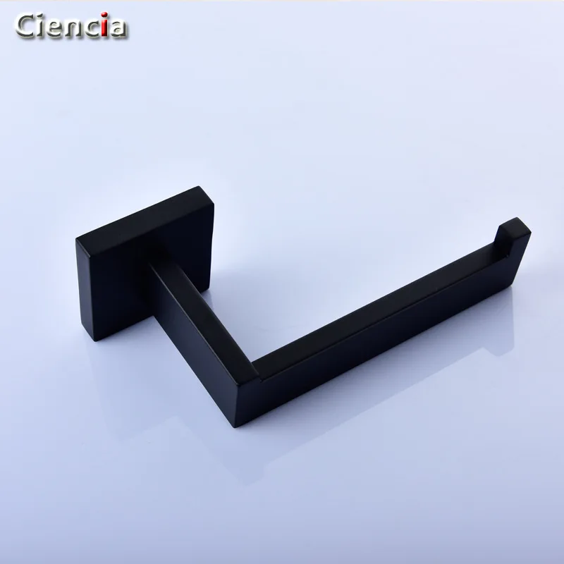304 Stainless Steel Hole Punched Paper Towel Rack Roll Stand zhi jin zuo Bathroom Seemless Stickers Installation Paper Towel Han