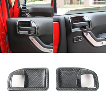 

Bowl Door Handle Bowl Lid Trim Cover Accessory ABS Carbon Fiber Decoration