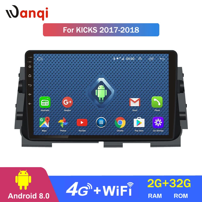 

4G LTE 2G RAM 10.1 inch Android system car radio cd gps navigation For Nissan kicks 2017 2018 car multimedia player mirror video