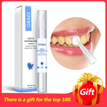 

EFERO Teeth Whitening Pen Tooth Gel Whitener Bleach Remove Plaque Stains Oral Hygiene Teeth Whitening Pen Dental Tools