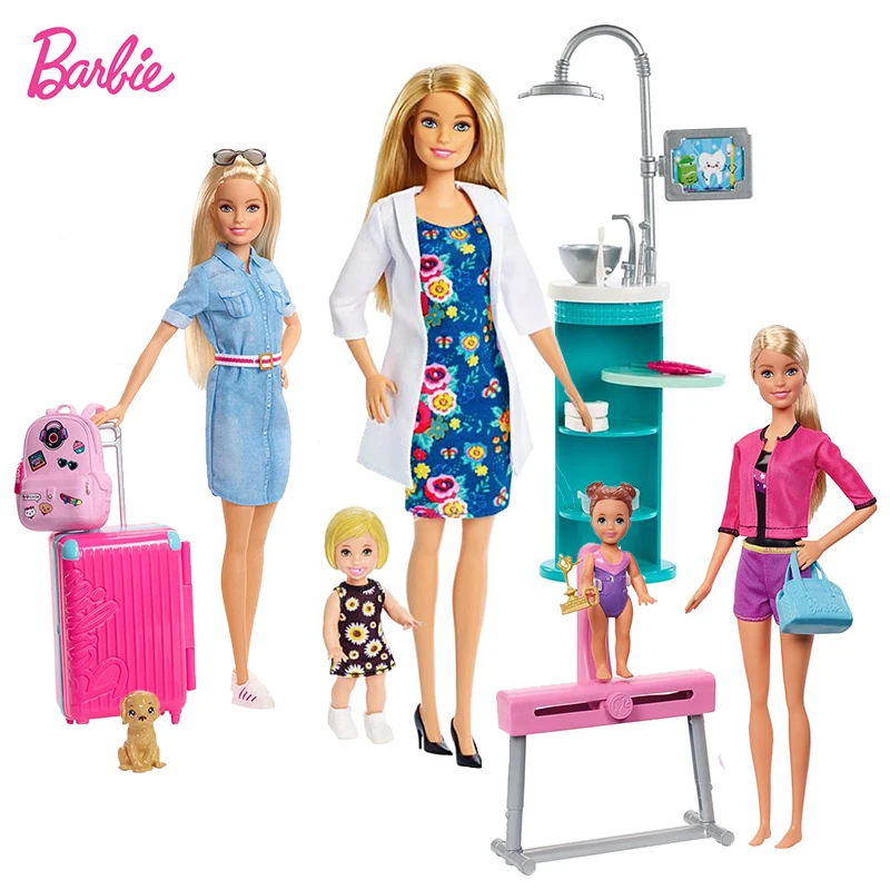 Бренд Barbie1 шт Мини-куклы оригинальная модель случайная милая игрушка для девочки день рождения Детские подарки Мода Boneca для девочек