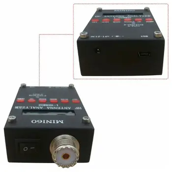 

Mini60S 1-60MHZ HF SWR Antenna Analyzer Meter with Bluetooth Function