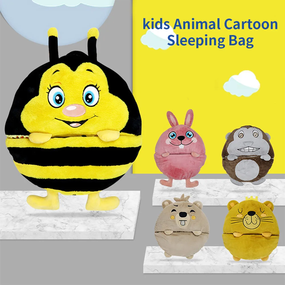 dormilocos saco dormir, saco de dormir para niños,Saco de dormir de dibujos  animados para niños y niñas, manta para dormir, muñeco de peluche,  almohada, colcha para bebé, saco dormir infantil,saco de dormir 