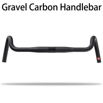 

Carbon Gravel handlebar Big Flare Bar Cyclocross Road Bike Handlebars Carbon Fiber Bicycle carbon handlebar manubrio mtb 2020