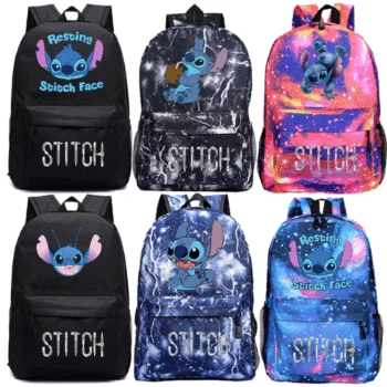 

Stitch Backpack Boys Girls School Backpack Men Women Travel Backpack Students Daily Backack Teenagers School Shoulder Bag