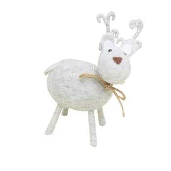 

Pcs/Bag/Nordic ins wool elk snowman doll pendant/Factory direct sales/Christmas ornaments/Fabric desktop window decoration