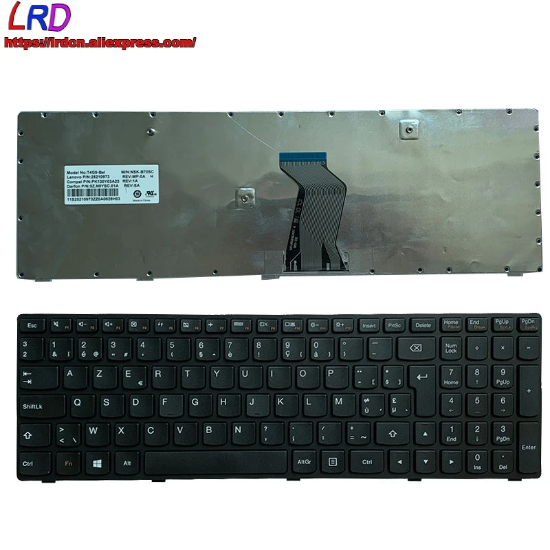 Бельгийская Клавиатура для ноутбука Lenovo G500 G510 G505 G700 G710 G500A G700A G710A G505A G500AM G700AT