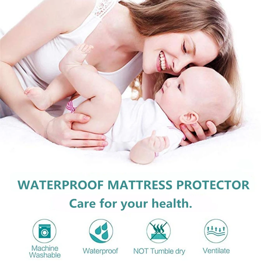  Blancstar Terry Matress Cover 100% Waterproof Mattress Protector Bed Bug Proof Dust Mite Mattress P