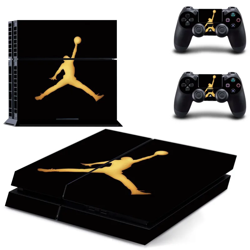 PS4 наклейка s виниловая PS 4 Кожа Наклейка с Джорданом Play station 4 наклейки Pegatinas для консоли playstation 4 и 2 контроллера