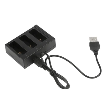 

Dual/Three Port Slot AHDBT-501 Battery Charger For GoPro Hero 5 6 7 HERO5 Black Cam With USB Cable Go pro 7 6 5 Accessory