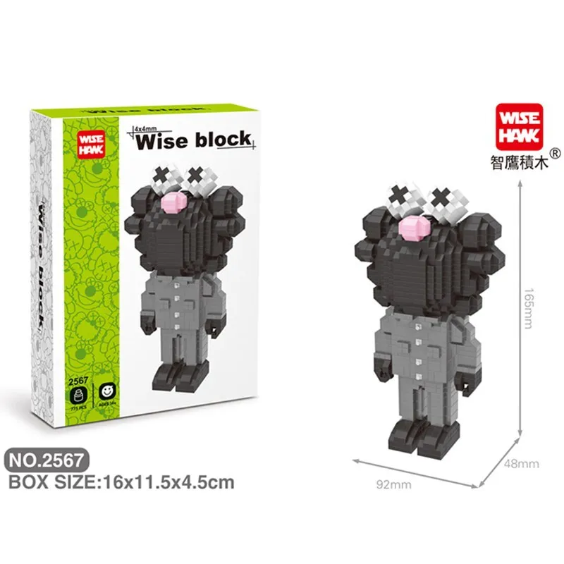 Weagle wise hawk микрочастицы креативные образовательные собранные детские строительные блоки 2564-2568 популярная брендовая серия с героями мультфильмов