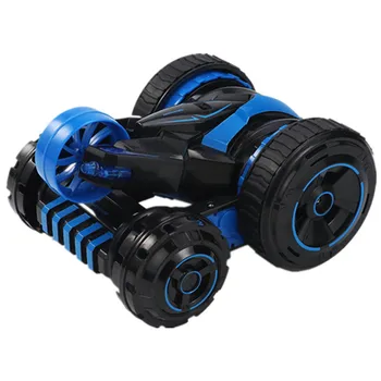 

One button deformation flip cool light 360 degree rotating double-sided car stunt car foreign trade